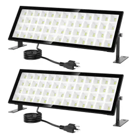 Abovizo 974548590313 2pack Shop Lights 140w Lighting For Garage 18000lm Plug In Super Bright