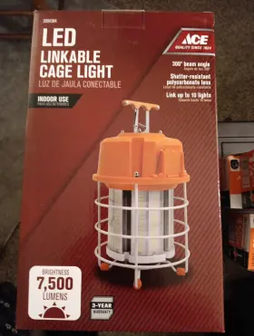 3004384 Ace Led Linkable Cage Work Light 7 500 Lumens New