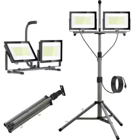Adewalk 744110847697 Work Light With Stand 45000 Lumen 2-head Led Adjustable And Fold