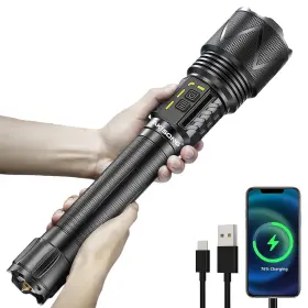 Xhp360 Akisong X928 Rechargeable Flashlight 10 000 High Lumens 70w Led Super Bright Tacti