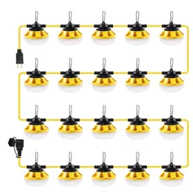 St-ting-l1059 Alitamei 200ft Construction Lights Work 200w Temporary Lighting With 20 Mediu