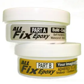 All-fix Wonder Epoxy 740884750553 Putty Kit 1/2 Pound - Pool Marine Underwater Pond Tank