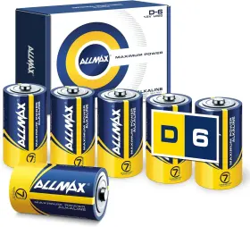 D-lr20 Allmax Battery D Maximum Power Alkaline Batteries 6 Count Pack Of 1