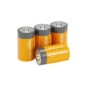 Amazon Basics 840083612024 4-pack D Cell Alkaline Batteries 1.5 Volt 4 Count Pack Of 1