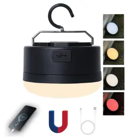 L2-bl Amkulop Led Rechargeable Camping Light 4 Modes Bright Tent With Magnetic Base