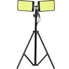 11200 Amucolo 717012316127 Lumens Outdoor Portable Adjustable Construction Dual Head Tripod Led Light