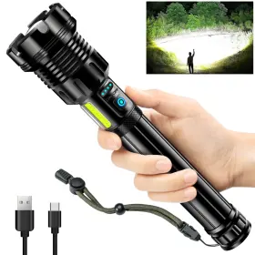 B0crhpm6fw Ankra 990000 High Lumens Flashlights Rechargeable With Cob Work Light Super Brig