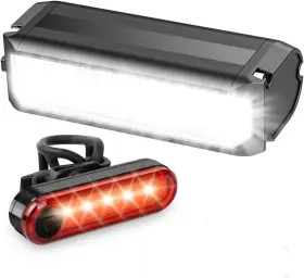 Apomov 762949802199 Led Bike Light For Night Riding 2025 Upgraded Bright Rechargeable ... Fast Ship