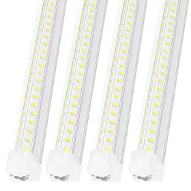 3ft36w4p Aqiquut 3ft Led Shop Light Lights 36w 6500k 5000lm Daylight 110v