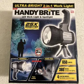 Hbt-mc4 As Seen On Tv Handy Brite Led Work Light And Spotlight Ultra-brite With Tripod