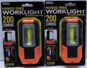 Atak 815823013393 Hands Free Work Light 200 Lumens C-o-b Magnetic Base Flood