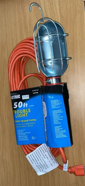 23-02718 Ati Electric 780685200420 Trouble Light Portable Hand Lamp 50ft Lao58b