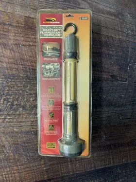 Fw-12 Auto Trends Fw-12/4466 New Heavy Duty Flourescent Work Light 12 Volt Dual Tubes Portable Garage Sealed