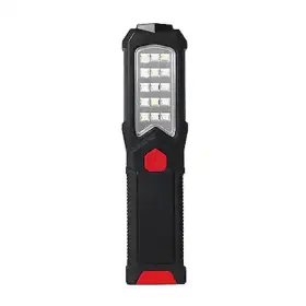 Autocraft 762164578848 400 Lumen Led Work Light With Flashlight 3 Modes 180 Swivel Stand