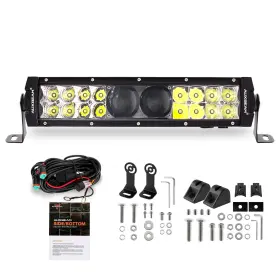 Zdap000677-fba Auxbeam 12inch Led Light Bar 100w 12000lm 5d Pro Lens Off Road Driving