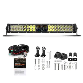 Zdap000678-fba Auxbeam 22 Inch Led Light Bar 180w 22000lm 5d Pro Lens Off Road Driving