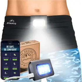 B08ckslts3 Avanto Lifestyle Pro Magnetic Running Light 300 Lumen Rechargeable Clip-on Safety