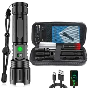 Banral B0fbs1nn13 Led Flashlights High Lumens Rechargeable 5000mah Super Bright Powerful