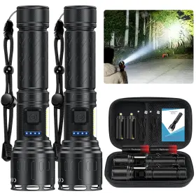 Banral B0fbs6c8b7 Rechargeable Magnetic Flashlights High Lumens Super Bright Led Powerful