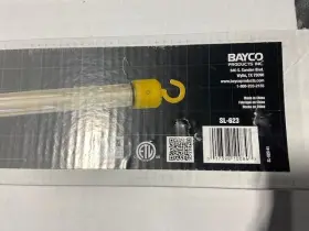 Sl-623 Bayco 017398100847 15w Fluorescent Long Tube Work Light Cord Length 25ft - New