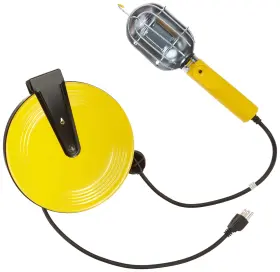 Sl-840 Bayco 783961044244 Metal Shield Incandescent Utility Light With Grounded Receptacle