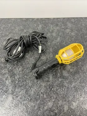 Sl-421 Bayco 25ft Cord Work Light With Plastic Shield Guard And Bulb Euc Works