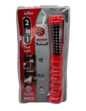 Slr-2236r Bayco Slr-2236 2 In 1 Led Task Light With Spot Rechargeable