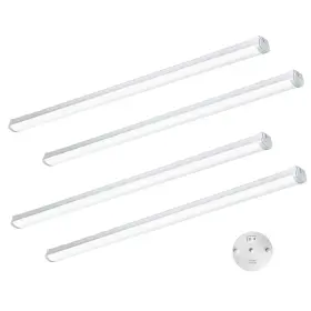 Be Studied Sanfang-socket-4pack 4ft Linkable 60w Led Shop Lights With Socket 3000k 4000k 6000k 6000lm For Gar