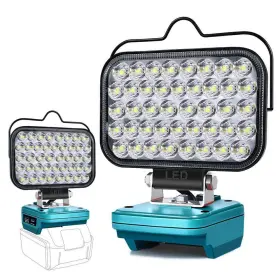 Beambox 705353139505 80-watt Led Work Light 18-volt 8000 Lumen Portable Floodlight With Usb Charging