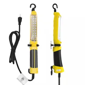 Beambox 711181268621 120 Volt White Finish Led Trouble Light With Strong Magnet And Double Swivel Hoo