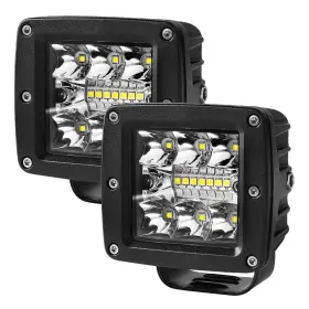 2024-co-3 Beamtron 3 Inch Led Pods Light Bar - X3 Cubes 36w 3600lm Waterproof Flood Spot Driv