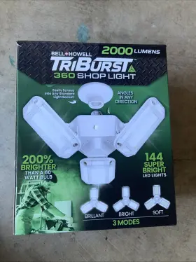 Bell And Howell 080313024856 Tribburst 360 Shop Light