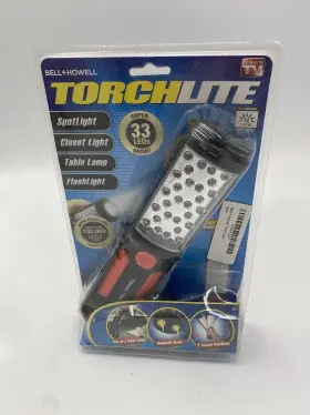 Bell And Howell 080313093470 Torchlite Flashlight High Lumens Super Bright With 33 Led Light