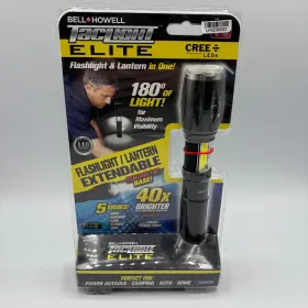 Bell Howell 080313020100 Tac Light Elite Led Flashlight Brand New Sealed