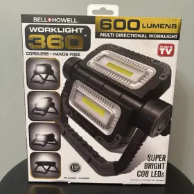 2597feg Bell Howell Worklight 360 Bright 600 Lumens Multi Directional Water Resistant