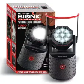 Bell Howell 445042834801 Bionic Work Light Beam 1000 Lumens 9 Super Bright Led Rechargeable Handheld Bell Howell 445042834801 Bionic Work Light Beam 1000 Lumens 9 Super Bright Led Rechargeable Handheld