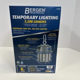 Bergen 032076938543 Industries 60 Watt High Bay Led Luminaire Temporary Plug-in Work Light
