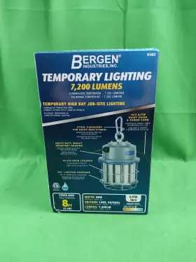 K460 Bergen 752560400140 Industries 60w Temporary Work Light New E12