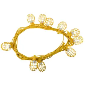 Gl100142mpc Bergen Industries 100 Ft. 14/2 Sjtw 10-light Plastic Cage Light Stringer Yellow
