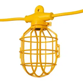 Gl100143mpc Bergen Industries 100 Ft. 14/3 Sjtw 10-light Plastic Cage Temporary Light Stringer Yellow