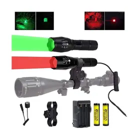 Mt02 Bestsun Bs A100 Gnrd Dba 350 Yard Red And Green Led Coyote Hog Hunting Flashlight Li... Fast Ship