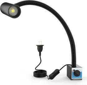 Bheooen 744110829426 Led Magnetic Work Light 1500lumens 20in Flexible Gooseneck Lamp With Stron