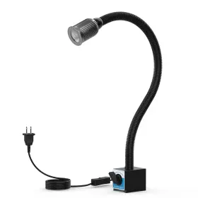B084 Bheooen Magnetic Light 1200 Lumen 120v Flexible Gooseneck Work With Adjustable