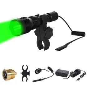 Kl25 Bizoom Hunting Light Flashlight Long Range Red Green Varmint K... Fast Ship