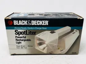 9360b Black Decker 050875503953 And Spotliter Rechargeable Light Sealed Box - New