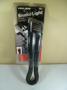 Black Decker 050875505025 New Vintage And Flexible Snakelight Flashlight 1995 Missing Batteries
