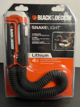 Bdcf4sl Black Decker And Snake Light Rechargeable
