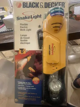 Slc1hq Black & Decker Rare Vintage And Snake Light Flashlight 1997 - Sealed In Pkg. Nos