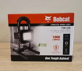 Bobcat 810164711748 Cordless Work Light 10 W Led 1000 Lumens New