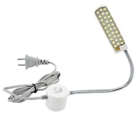 Lst0479-cw Bonlux Led Sewing Machine Light 2w Working Gooseneck Lamp 30 Leds With Magne